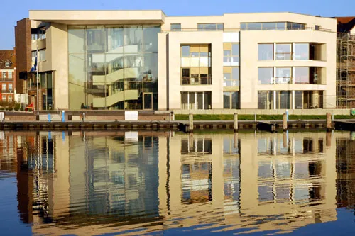 Office at the old inner harbour in Emden